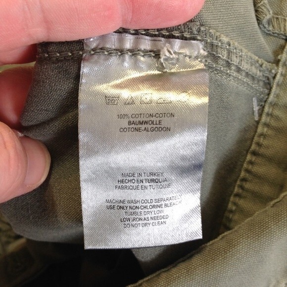 BDG Urban Outfitters Small Green Moss Mini Skirt Zipper Trim Stepped Hem NWT - Picture 13 of 13